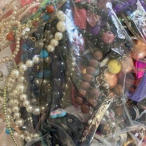 Bag of costume jewelry